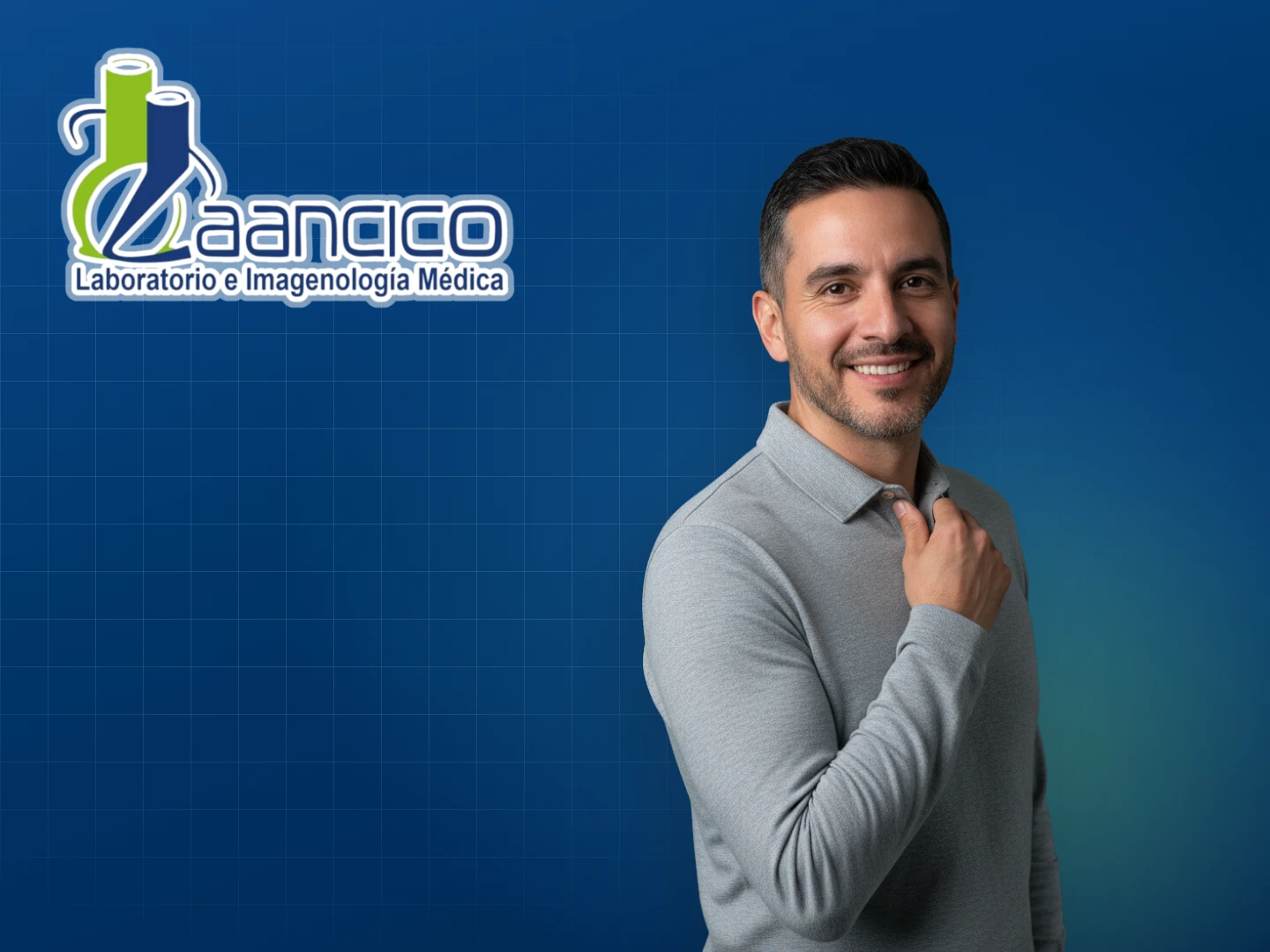 Hombre sonriente — Check Up Masculino Hormonal